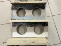 4vnt naujų medinių sieninių lentynėlių vazonams