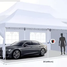 3x6m išlankstoma pavėsinė
