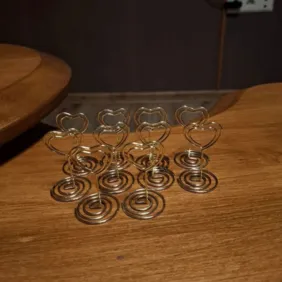 10vnt kortelių ir 10vnt kortelių laikiklių