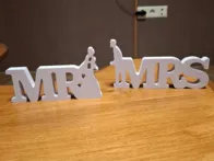 MR&MRS stalo dekoracija