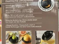 Elektrinė sulčiaspaudė citrusiniams vaisiams