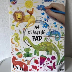 A4 formato balti lapai piešimui