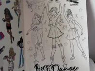 Barbie spalvinimo knygelė su lipdukais