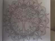 Mandalų spalvinimo knyga