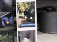 Saulės energijos prožektorius su judesio davikliu