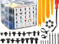  Automobilinių spaustukų ir tvirtiklių rinkinys