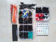  Automobilinių spaustukų ir tvirtiklių rinkinys