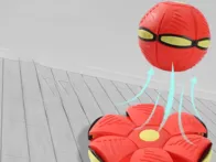 Skraidanti lėkštė-kamuolys