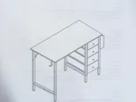 Baltas darbo stalas. Laimėjusiam LED juosta dovanų