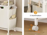 Skalbinių krepšiai su stalviršiu 