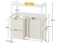 Skalbinių krepšiai su stalviršiu 