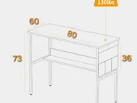 Naujas biuro/valgomojo stalas