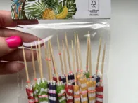 Maisto smeigtukų rinkinys - skėčiai - kokteiliams