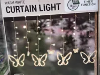 Užuolaidų girlianda - drugeliai