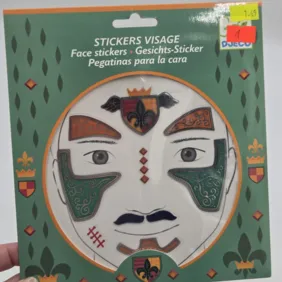 Veido lipdukai vaikams „Riteris“