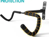 Užlenkiamas dviračio laikiklis - metalinis sienos