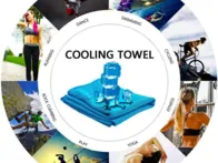 4vnt nauji sporto ir laisvalaikio rankšluosčiai