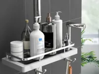 Dušo lentyna - nauja lentynėlė be gręžimo universa