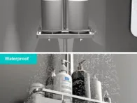 Dušo lentyna - nauja lentynėlė be gręžimo universa