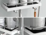 Dušo lentyna - nauja lentynėlė be gręžimo universa