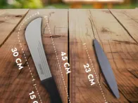 Nauja Mačetė su galąstuvu 45cm sodui ir darbams