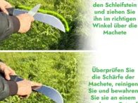 Nauja Mačetė su galąstuvu 45cm sodui ir darbams