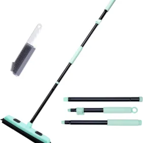 Reaguliuojama šluota gyvūnų plaukų surinkimui 3in1