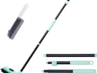 Reaguliuojama šluota gyvūnų plaukų surinkimui 3in1