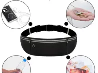 Naujas diržas pilvo piniginė bėgimui ir aktyviam 