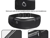 Naujas diržas pilvo piniginė bėgimui ir aktyviam 