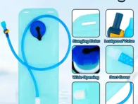 Nauja 2l hidracinė gertuvė / talpa į kuprinę 