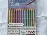 spalvoti pieštukai - pastelinės spalvos