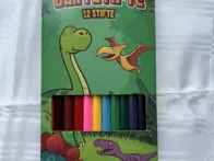 12 spalvotų pieštukų rinkinys