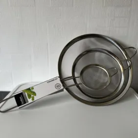 Metalinių sietelių rinkinys 3vnt