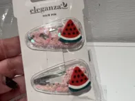 Plaukų segtukais su judančiais burbuliukais 2vnt