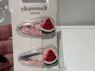 Plaukų segtukais su judančiais burbuliukais 2vnt