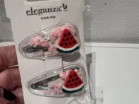 Plaukų segtukais su judančiais burbuliukais 2vnt