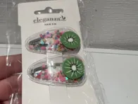 Plaukų segtukais su judančiais burbuliukais 2vnt