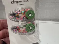 Plaukų segtukais su judančiais burbuliukais 2vnt