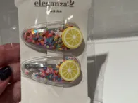 Plaukų segtukai su judančiais burbuliukais 2vnt