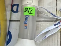 Nešiojama gertuvė šunims + laikiklis maišeliams