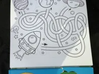 Spalvinimo ir užduočių knygelė, 60 puslapių