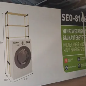 Lentynos virš skalbimo mašinos