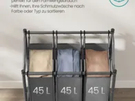 Skalbinių krepšys su ratukais