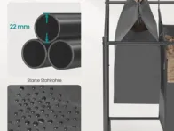 Skalbinių krepšys su ratukais