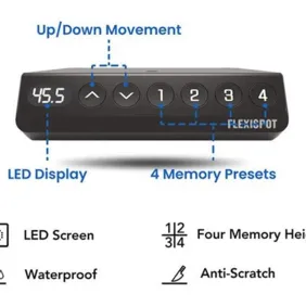 Flexispot reguliuojamo stalo mechanizmas