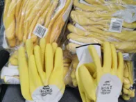 Pirštinės geltonos 24poros