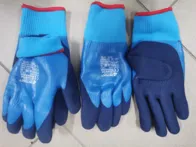 Mėlynos pirštinės 10dydis 12por.