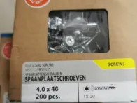 Medvarščiai 4x40 5x200vnt