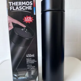 Termosas su temperatūros matuokliu